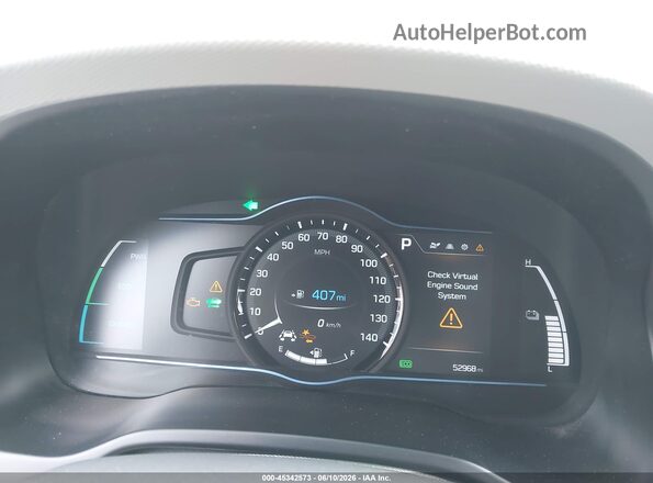 KMHC75LC2KU129442 2019 HYUNDAI IONIQ HYBRID Black უკანა სავარძლების ხედი