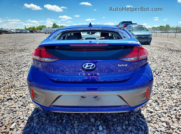 KMHC75LC2NU273979 2022 HYUNDAI IONIQ Blue Вид ззаду