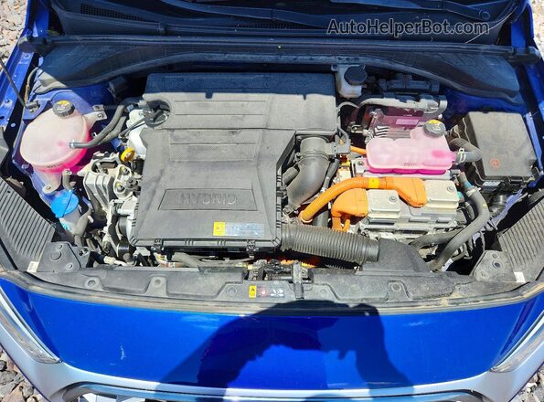 KMHC75LC2NU273979 2022 HYUNDAI IONIQ Blue Вид задньої частини салону