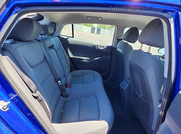 KMHC75LC2NU273979 2022 HYUNDAI IONIQ Blue Вид задніх сидінь