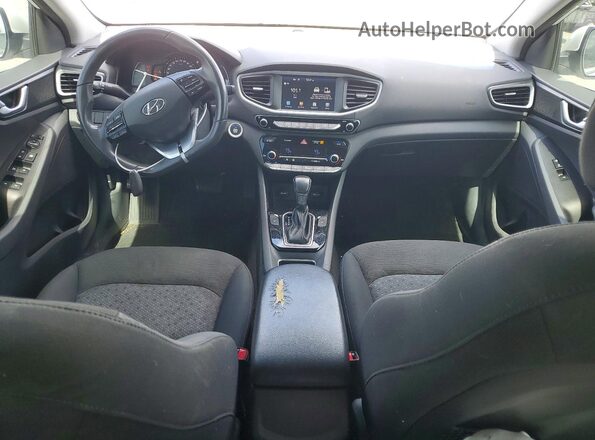 KMHC75LC3HU043422 2017 HYUNDAI IONIQ White Вид панелі приладів