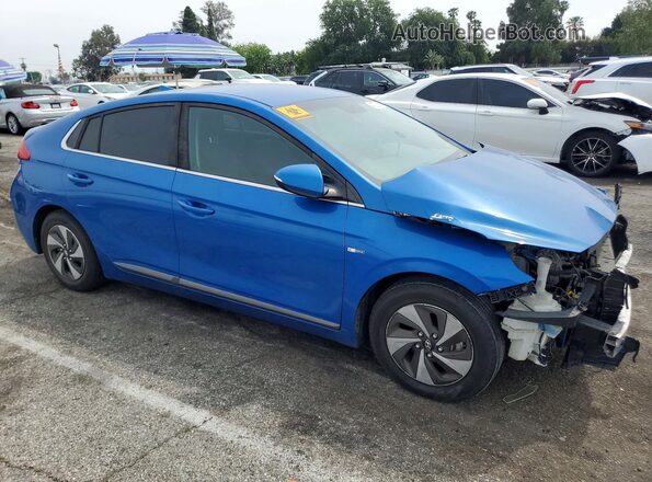 KMHC75LC3JU061313 2018 HYUNDAI IONIQ Blue Przód prawy