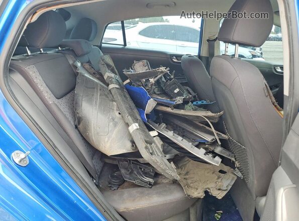 KMHC75LC3JU061313 2018 HYUNDAI IONIQ Blue Widok tylnych siedzeń