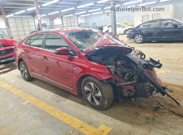 KMHC75LC3KU106705 2019 HYUNDAI IONIQ Red Front right