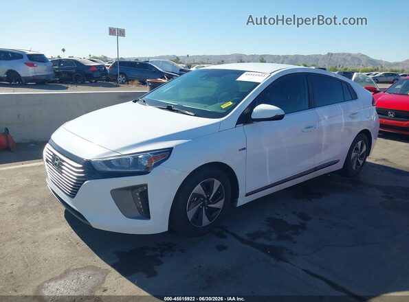 KMHC75LC3KU124668 2019 HYUNDAI IONIQ HYBRID White Front left