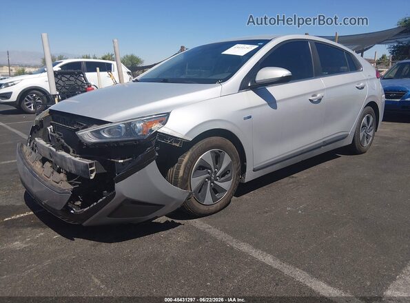 KMHC75LC3KU139719 2019 HYUNDAI IONIQ HYBRID Silver Przód lewy