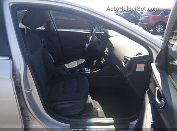 KMHC75LC3KU139719 2019 HYUNDAI IONIQ HYBRID Silver Widok wnętrza z przodu