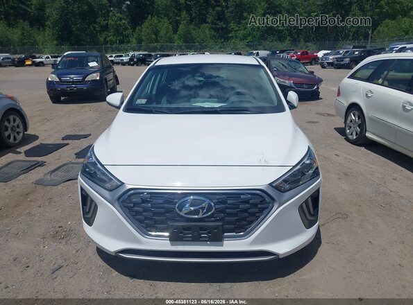 KMHC75LC3MU260768 2021 HYUNDAI IONIQ HYBRID White Widok deski rozdzielczej