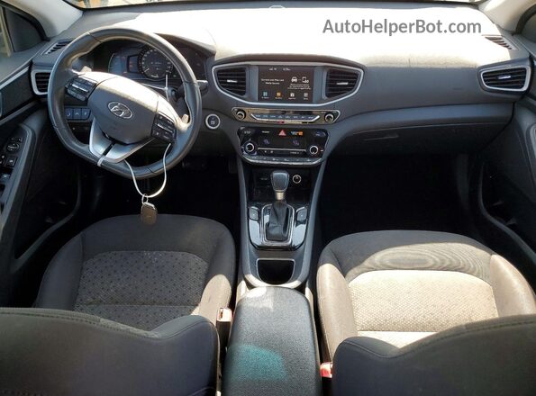 KMHC75LC4JU062650 2018 HYUNDAI IONIQ Black Vista del salpicadero