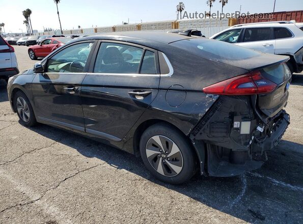 KMHC75LC4JU062650 2018 HYUNDAI IONIQ Black Trasero izquierdo
