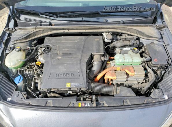 KMHC75LC4KU112111 2019 HYUNDAI IONIQ Charcoal 