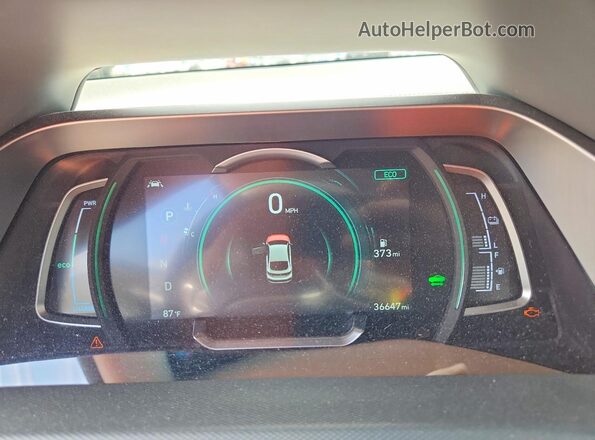 KMHC75LC4NU269495 2022 HYUNDAI IONIQ Белый Вид щитка приборов