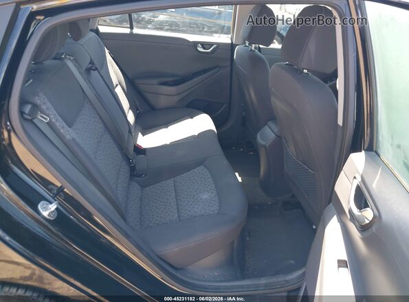 KMHC75LC5HU046189 2017 HYUNDAI IONIQ HYBRID Black Вид наклейки з VIN-кодом