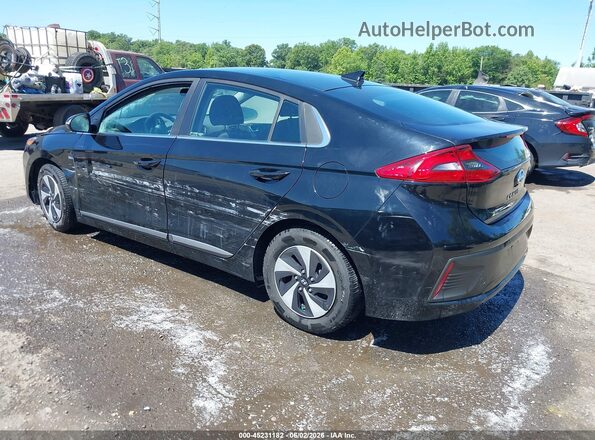 KMHC75LC5HU046189 2017 HYUNDAI IONIQ HYBRID Black Задня ліва чверть