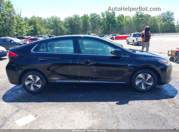 KMHC75LC5HU046189 2017 HYUNDAI IONIQ HYBRID Black Вид задньої частини салону