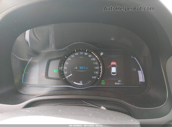 KMHC75LC5JU103142 2018 HYUNDAI IONIQ HYBRID Silver Вид задніх сидінь