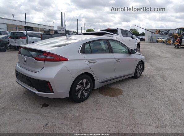 KMHC75LC5JU103142 2018 HYUNDAI IONIQ HYBRID Silver Задня права чверть