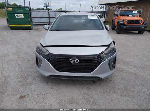 KMHC75LC5JU103142 2018 HYUNDAI IONIQ HYBRID Silver Вид щитка приладів