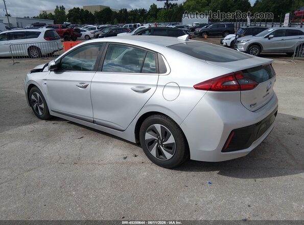 KMHC75LC5JU103142 2018 HYUNDAI IONIQ HYBRID Silver Задня ліва чверть