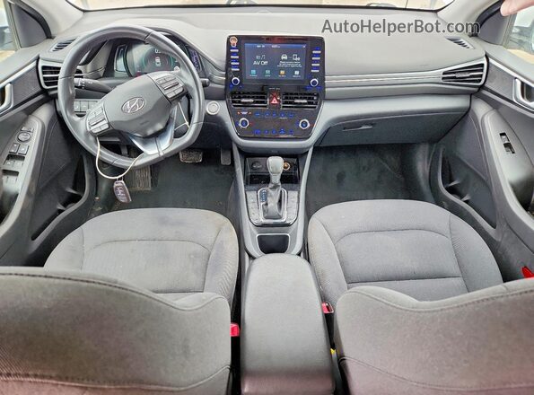KMHC75LC5LU195579 2020 HYUNDAI IONIQ White Dashboard view