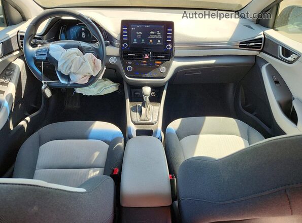 KMHC75LC5LU233117 2020 HYUNDAI IONIQ Gray Առջևի վահանակի տեսք