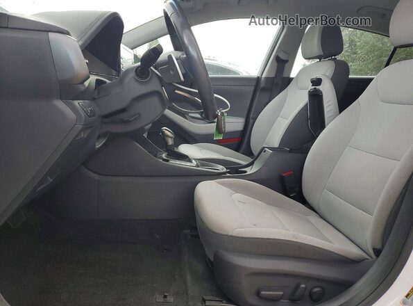 KMHC75LC5MU260867 2021 HYUNDAI IONIQ Белый Вид салона спереди