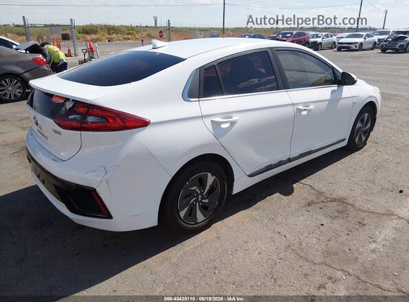 KMHC75LC6HU030664 2017 HYUNDAI IONIQ HYBRID White Tył prawy