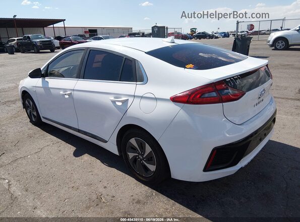 KMHC75LC6HU030664 2017 HYUNDAI IONIQ HYBRID White Tył lewy