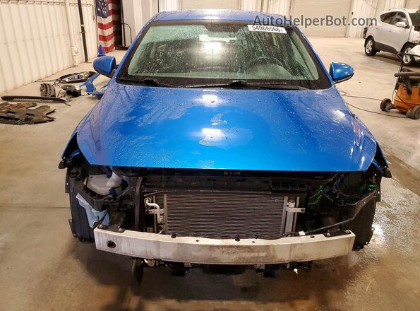 KMHC75LC6JU067820 2018 HYUNDAI IONIQ Blue Դիմացի տեսք