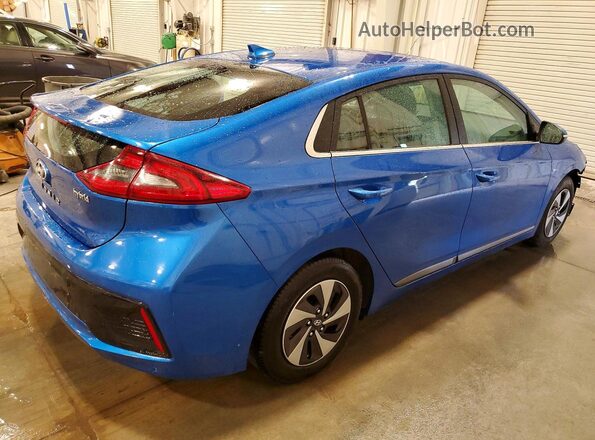 KMHC75LC6JU067820 2018 HYUNDAI IONIQ Blue Հետևի աջ