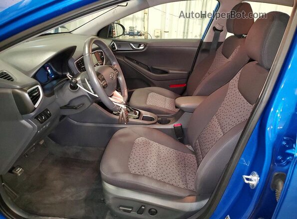 KMHC75LC6JU067820 2018 HYUNDAI IONIQ Blue Սալոնի դիմացի տեսք