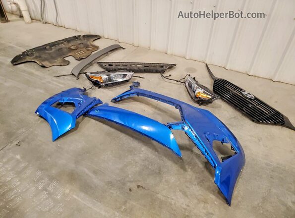 KMHC75LC6JU067820 2018 HYUNDAI IONIQ Blue Շարժիչի բաժամունքի տեսք