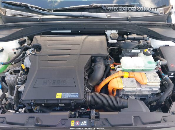 KMHC75LC6KU106763 2019 HYUNDAI IONIQ HYBRID White უკანა ხედი