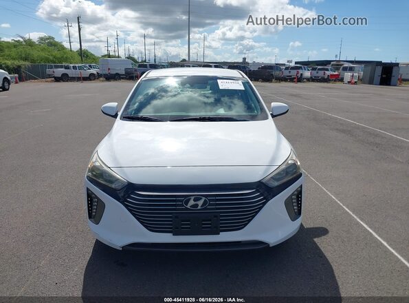 KMHC75LC6KU106763 2019 HYUNDAI IONIQ HYBRID White 