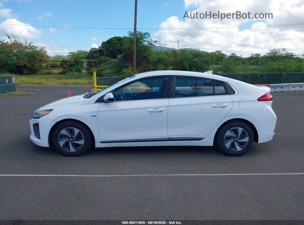 KMHC75LC6KU106763 2019 HYUNDAI IONIQ HYBRID White 