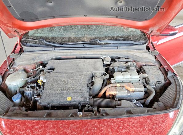 KMHC75LC6KU120596 2019 HYUNDAI IONIQ Бордовый 