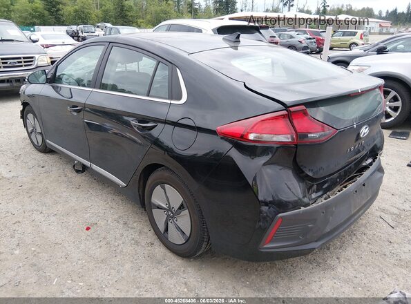 KMHC75LC6MU260859 2021 HYUNDAI IONIQ HYBRID Black Trasero izquierdo
