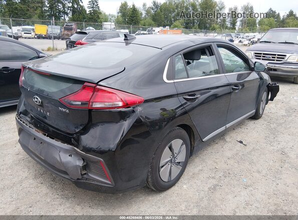 KMHC75LC6MU260859 2021 HYUNDAI IONIQ HYBRID Black Trasero derecho