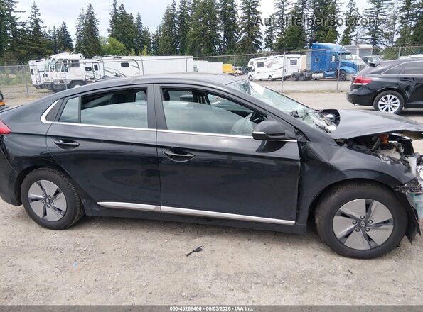 KMHC75LC6MU260859 2021 HYUNDAI IONIQ HYBRID Black Vista interior trasera