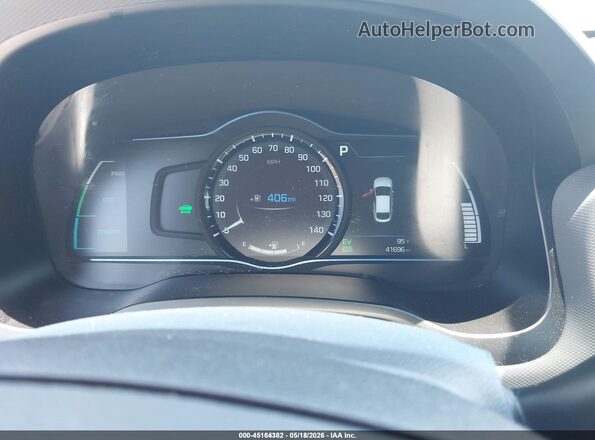 KMHC75LC8KU106943 2019 HYUNDAI IONIQ HYBRID Silver Հետևի նստատեղերի տեսք