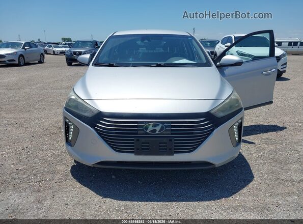 KMHC75LC8KU106943 2019 HYUNDAI IONIQ HYBRID Silver Դիմացի տեսք