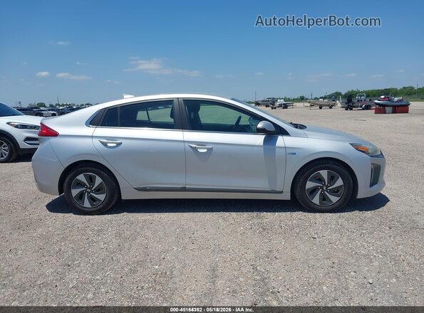 KMHC75LC8KU106943 2019 HYUNDAI IONIQ HYBRID Silver Սալոնի հետևի տեսք