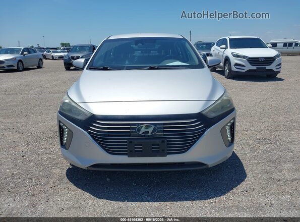 KMHC75LC8KU106943 2019 HYUNDAI IONIQ HYBRID Silver Սարքավորումների վահանակի տեսք