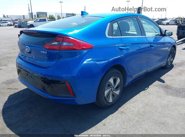 KMHC75LC9HU057776 2017 HYUNDAI IONIQ HYBRID Blue Rear right