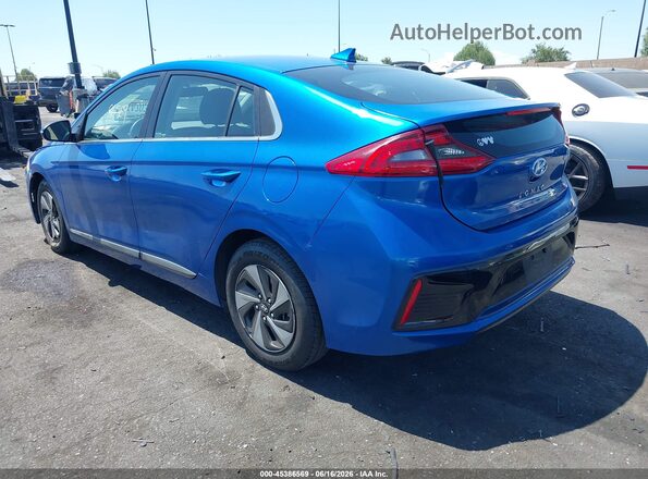 KMHC75LC9HU057776 2017 HYUNDAI IONIQ HYBRID Blue Rear left