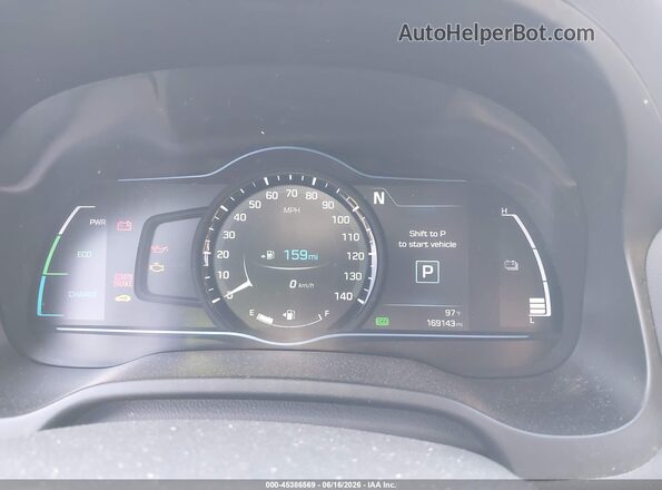 KMHC75LC9HU057776 2017 HYUNDAI IONIQ HYBRID Blue Rear seats view