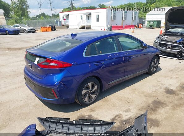 KMHC75LC9KU120673 2019 HYUNDAI IONIQ HYBRID Синий Задняя правая четверть