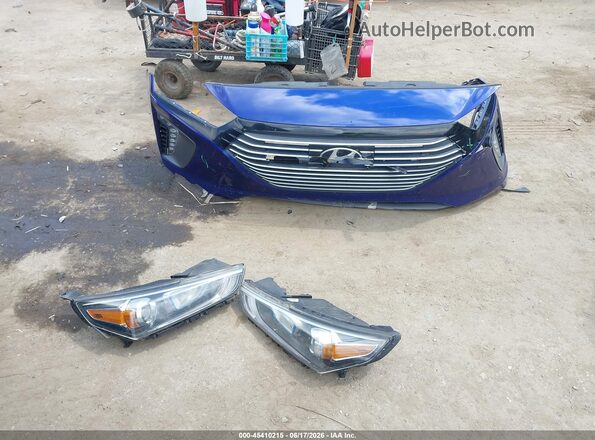 KMHC75LC9KU120673 2019 HYUNDAI IONIQ HYBRID Синий Вид щитка приборов