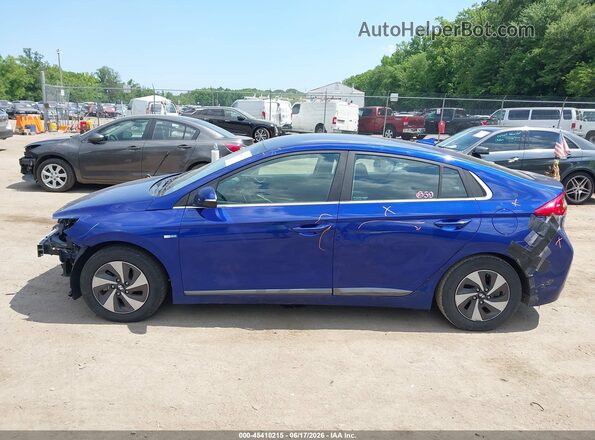 KMHC75LC9KU120673 2019 HYUNDAI IONIQ HYBRID Синий 