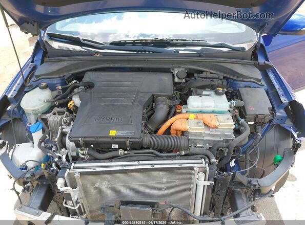 KMHC75LC9KU120673 2019 HYUNDAI IONIQ HYBRID Синий Вид сзади